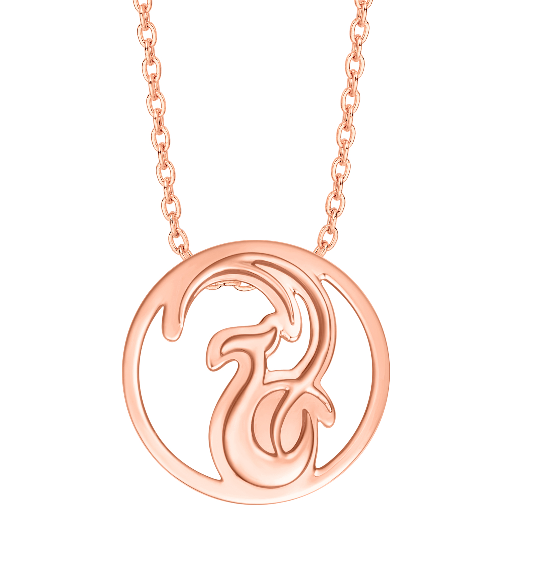 周大福 凤凰18k金吊坠