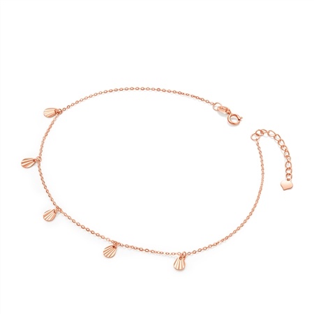 【电商专款】周大福 小扇贝18k金脚链