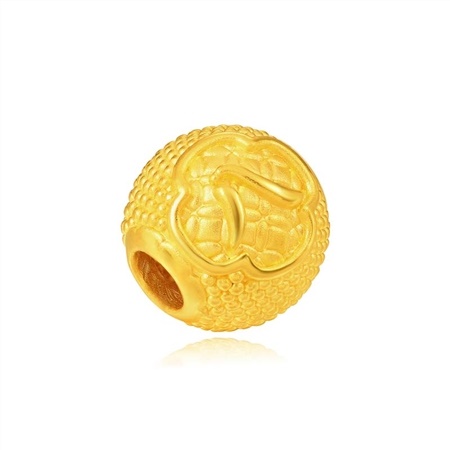 周大福jewelria 故宫百宝阁系列 八方来财转运珠吊坠