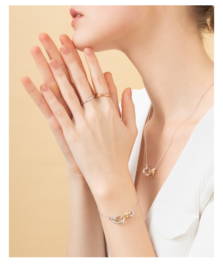 jewelria周大福荟馆ime星座主题白羊座18k金镶钻石配饰手链赠送手绳