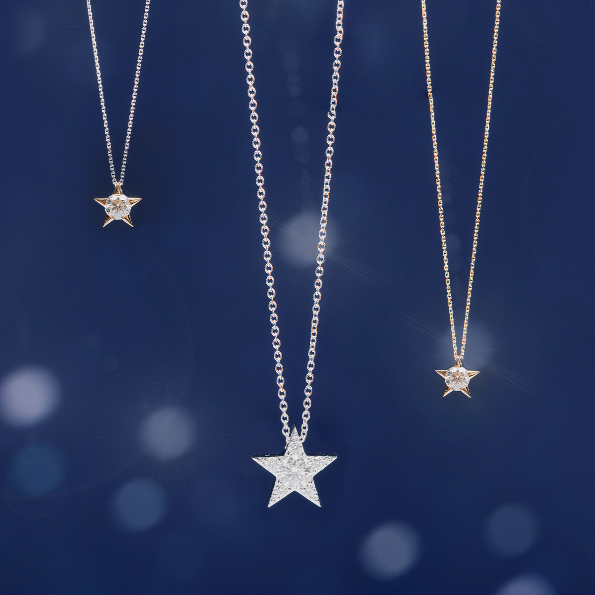 heartsonfireilla系列星星钻石项链