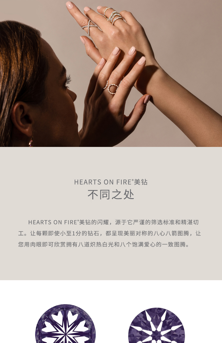 heartsonfirehayleypaige系列18k玫瑰色金项链
