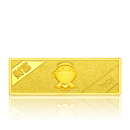 周大福财富福星宝宝足金黄金金条