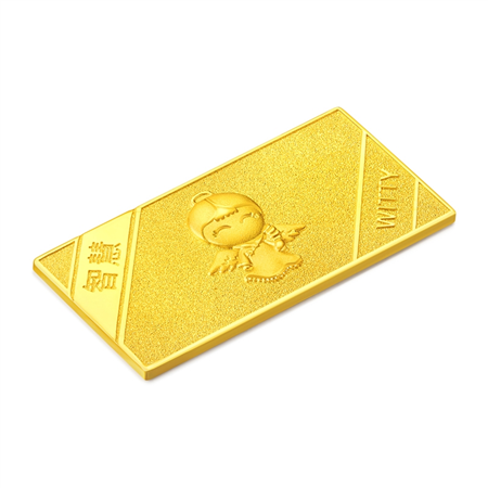 周大福福星宝宝足金黄金投资金条